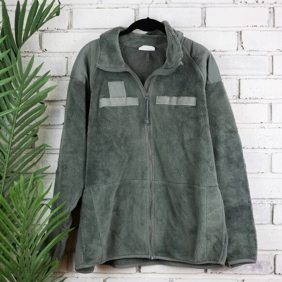 U.S. Army Other - ECWS Army Issue Green Jacket Fleece Gen 3 Full Zip Mock Neck Size Large Men's